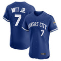 Punc KC.Royals #7 Bobby Witt Jr. Player Royal Limited Elite Home Stitched Jerseys