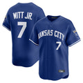 Punc KC.Royals #7 Bobby Witt Jr. Player Royal Limited Home Stitched Jerseys