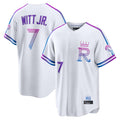 Punc KC.Royals #7 Bobby Witt Jr. Player White 2026 City Connect Limited Home Stitched Jerseys
