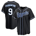 Punc KC.Royals #9 Vinnie Pasquantino Player Black Carbon Fashion Home Game Stitched Jerseys