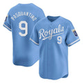 Punc KC.Royals #9 Vinnie Pasquantino Player Light Blue Alt Limited Home Stitched Jerseys