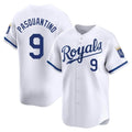 Punc KC.Royals #9 Vinnie Pasquantino Player White Alt Limited Home Stitched Jerseys