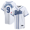 Punc KC.Royals #9 Vinnie Pasquantino Player White Italy 2026 WBC Classic Home Stitched Jerseys