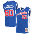 Punc LA.Clippers #50 Corey Maggette Mitchell & Ness Royal 2002-2003 Hardwood Classics Swingman Stitched Jerseys