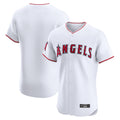 Punc LA.Angels White Limited Elite Home Blank Player Stitched Jerseys