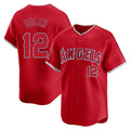 Punc LA.Angels #12 Jorge Soler Player Red Home Limited Stitched Jerseys