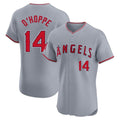 Punc LA.Angels #14 Logan O'Hoppe Player Gray Home Limited Elite Stitched Jerseys