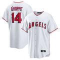 Punc LA.Angels #14 Logan O'Hoppe Player White Home Game Stitched Jerseys