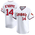 Punc LA.Angels #14 Logan O'Hoppe Player White T-shirt Home Limited Stitched Jerseys