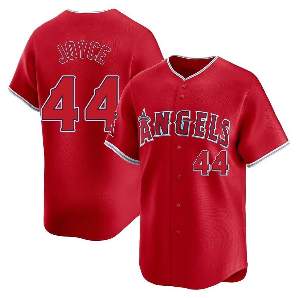 Punc LA.Angels #44 Ben Joyce Player Red Home Limited Stitched Jerseys