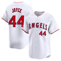 Punc LA.Angels #44 Ben Joyce Player White Limited Home Stitched Jerseys
