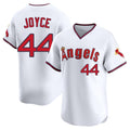 Punc LA.Angels #44 Ben Joyce Player White T-shirt Home Limited Stitched Jerseys