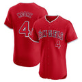Punc LA.Angels #4 Christian Moore Player Red Home Limited Elite Stitched Jerseys