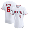 Punc LA.Angels #6 Anthony Rendon Player White Limited Elite Stitched Home Jerseys