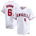 Punc LA.Angels #6 Anthony Rendon Player White Limited Home Stitched Jerseys
