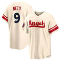 Punc LA.Angels #9 Zach Neto Player Cream City Connect Home Stitched Jerseys
