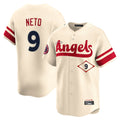 Punc LA.Angels #9 Zach Neto Player Cream City Connect Limited Home Stitched Jerseys