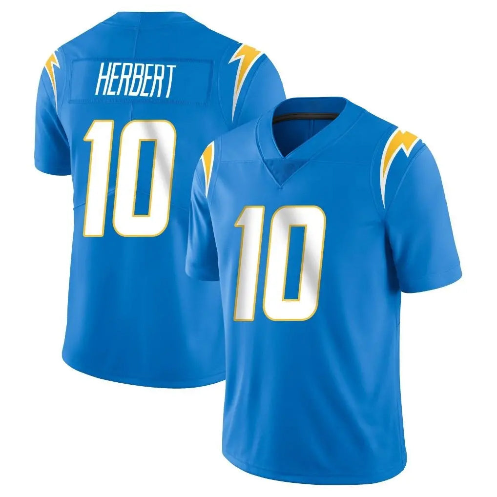 Punc LA.Chargers #10 Justin Herbert Player Blue Limited Vapor Untouchable Home Game Stitched Jerseys