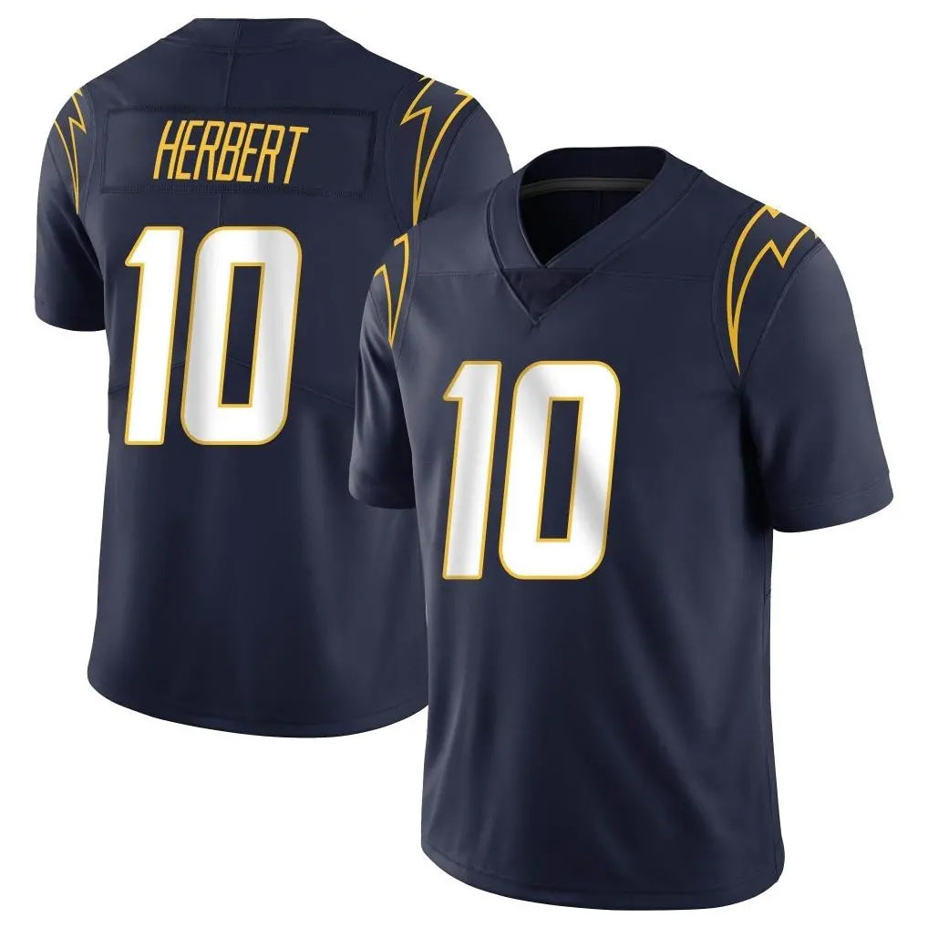 Punc LA.Chargers #10 Justin Herbert Player Navy Limited Vapor Untouchable Home Game Stitched Jerseys