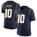 Punc LA.Chargers #10 Justin Herbert Player Navy Limited Vapor Untouchable Home Game Stitched Jerseys
