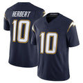Punc LA.Chargers #10 Justin Herbert Player Navy Vapor F.U.S.E. Limited Home Game Stitched Jerseys