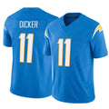 Punc LA.Chargers #11 Cameron Dicker Player Blue Limited Vapor F.U.S.E. Home Game Stitched Jerseys
