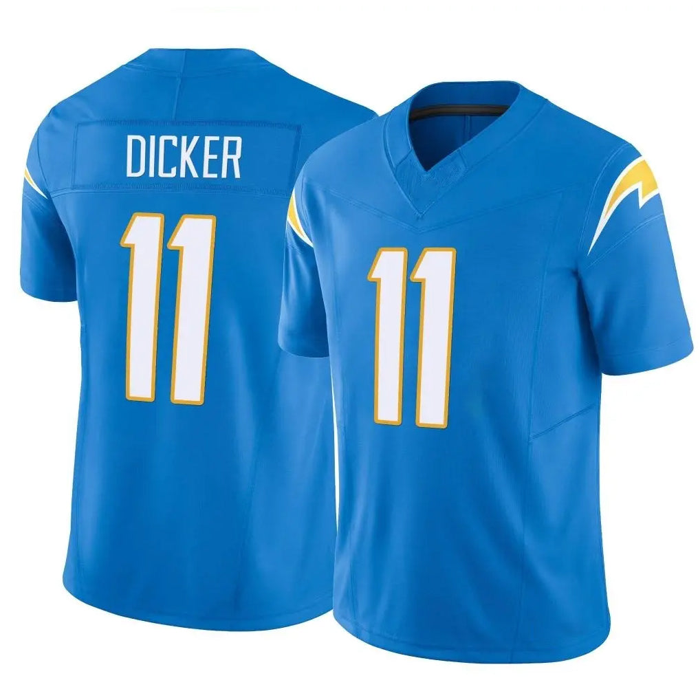 Punc LA.Chargers #11 Cameron Dicker Player Blue Limited Vapor F.U.S.E. Home Game Stitched Jerseys