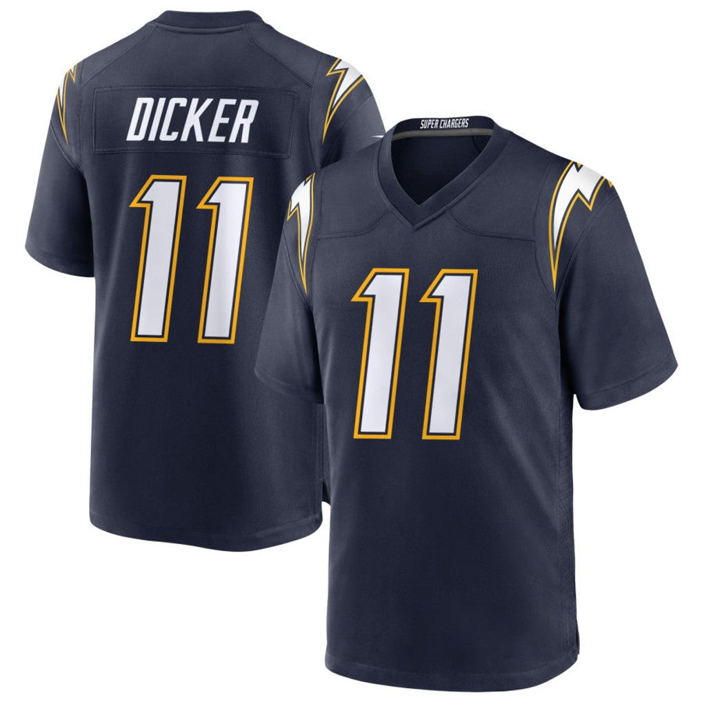 Punc LA.Chargers #11 Cameron Dicker Player Navy Alternate Home Game Stitched Jerseys