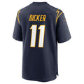 Punc LA.Chargers #11 Cameron Dicker Player Navy Home Game Stitched Jerseys