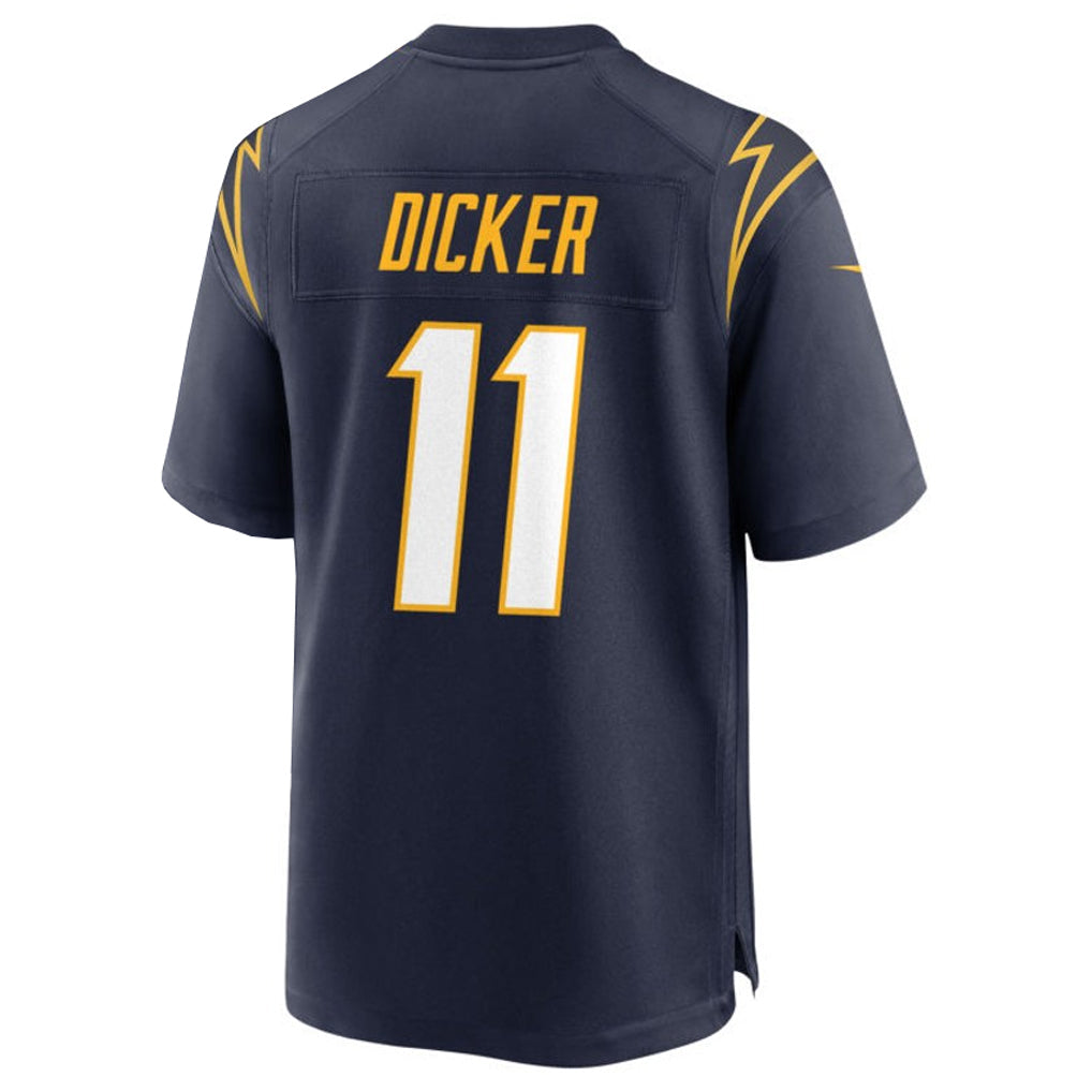 Punc LA.Chargers #11 Cameron Dicker Player Navy Home Game Stitched Jerseys