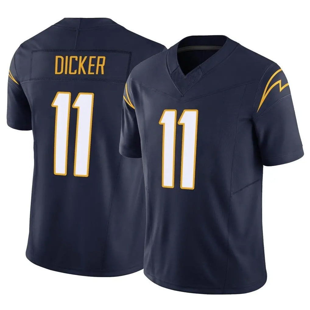 Punc LA.Chargers #11 Cameron Dicker Player Navy Limited Vapor F.U.S.E. Home Game Stitched Jerseys