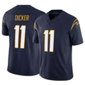 Punc LA.Chargers #11 Cameron Dicker Player Navy Limited Vapor F.U.S.E. Home Game Stitched Jerseys