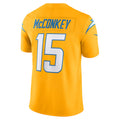 Punc LA.Chargers #15 Ladd McConkey Gold Vapor F.U.S.E. Limited Stitched Jerseys