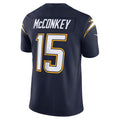 Punc LA.Chargers #15 Ladd McConkey Navy Vapor F.U.S.E. Limited Stitched Jerseys