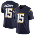 Punc LA.Chargers #15 Ladd McConkey Player Navy Vapor F.U.S.E. Limited Home Game Stitched Jerseys