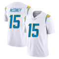 Punc LA.Chargers #15 Ladd McConkey Player White Limited Vapor Untouchable Home Game Stitched Jerseys