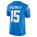 Punc LA.Chargers #15 Ladd McConkey Powder Blue Team Vapor F.U.S.E. Limited Stitched Jerseys