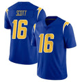 Punc LA.Chargers #16 J.K. Scott Player Royal Limited Vapor Home Game Stitched Jerseys