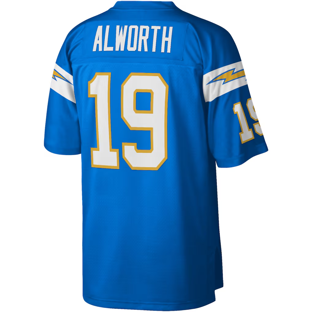 Punc LA.Chargers #19 Lance Alworth Mitchell & Ness Powder Blue Legacy Replica Jersey