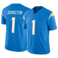 Punc LA.Chargers #1 Quentin Johnston Player Blue Limited Vapor F.U.S.E. Home Game Stitched Jerseys
