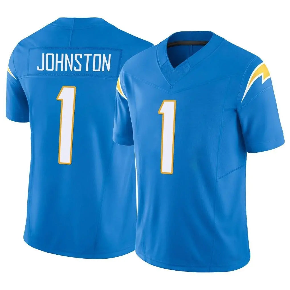 Punc LA.Chargers #1 Quentin Johnston Player Blue Limited Vapor F.U.S.E. Home Game Stitched Jerseys