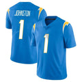 Punc LA.Chargers #1 Quentin Johnston Player Blue Limited Vapor Untouchable Home Game Stitched Jerseys