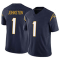 Punc LA.Chargers #1 Quentin Johnston Player Navy Limited Vapor F.U.S.E. Home Game Stitched Jerseys