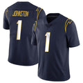 Punc LA.Chargers #1 Quentin Johnston Player Navy Limited Vapor Untouchable Home Game Stitched Jerseys