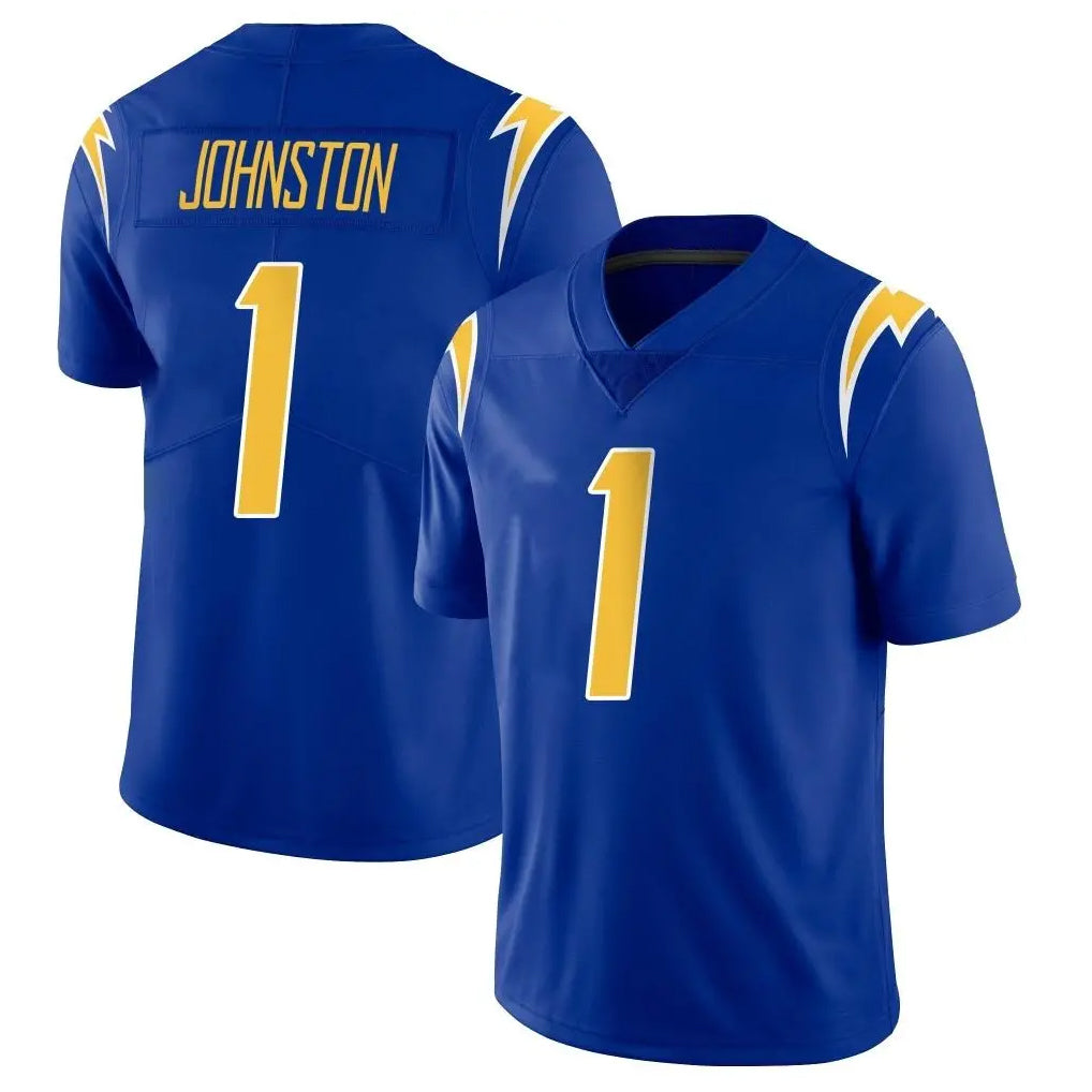 Punc LA.Chargers #1 Quentin Johnston Player Royal Limited Vapor Home Game Stitched Jerseys
