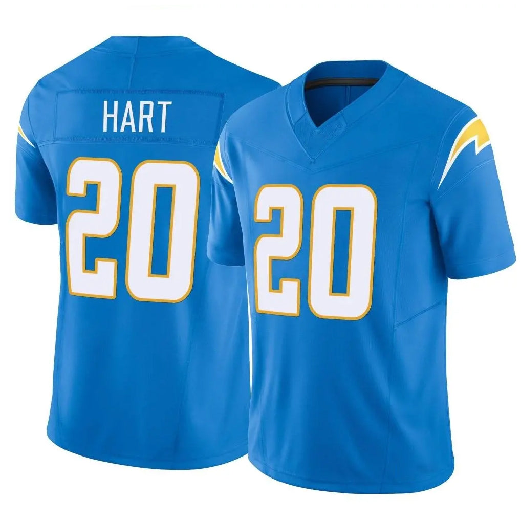 Punc LA.Chargers #20 Cam Hart Player Blue Limited Vapor F.U.S.E. Home Game Stitched Jerseys
