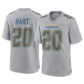 Punc LA.Chargers #20 Cam Hart Player Gray Atmosphere Fashion Home Game Stitched Jerseys