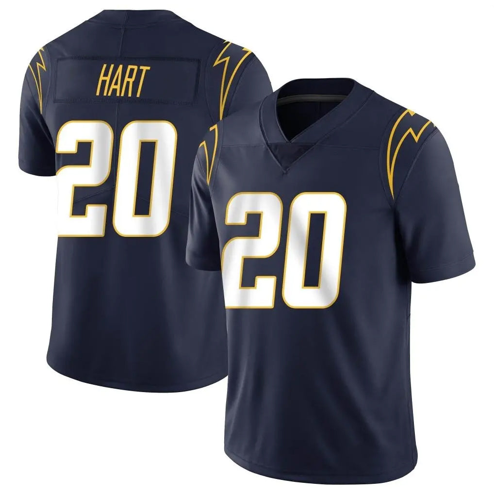 Punc LA.Chargers #20 Cam Hart Player Navy Limited Vapor Untouchable Home Game Stitched Jerseys