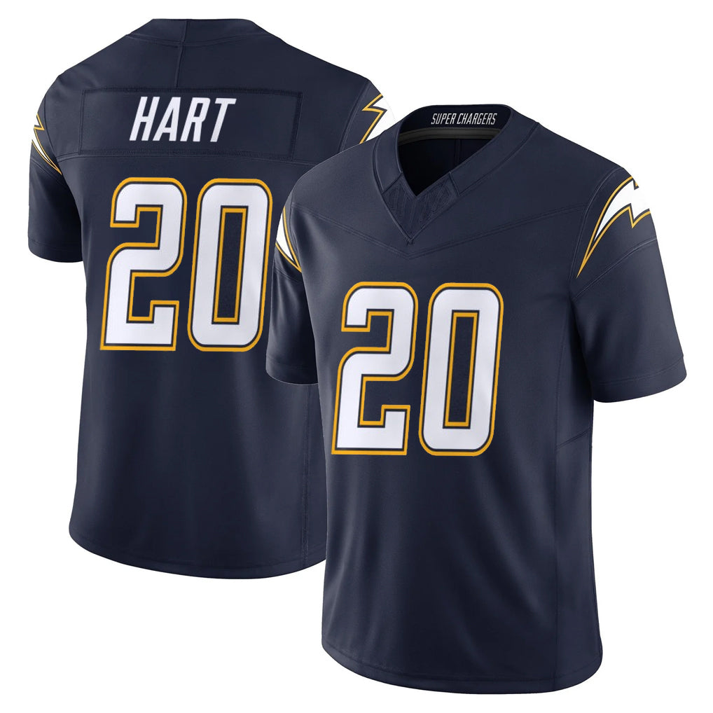 Punc LA.Chargers #20 Cam Hart Player Navy Vapor F.U.S.E. Limited Home Game Stitched Jerseys