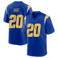 Punc LA.Chargers #20 Cam Hart Player Royal Home Game Stitched Jerseys